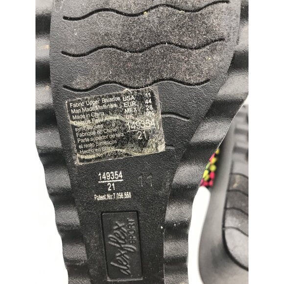 Dex Flex Sport Wedge Woven Cross Strap Sandal Multi-Color Size 11 - Picture 7 of 7